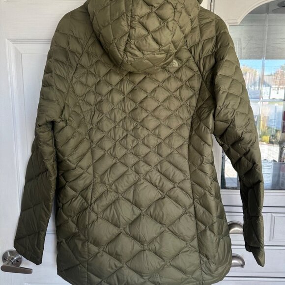 The North Face Women's LG Transit Down Jacket in Olive Green Gorpcore Winter Ski - Picture 3 of 12